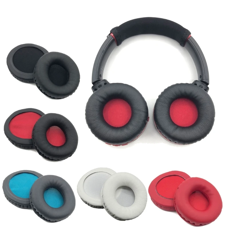 

1Pair Replacement Earpads Ear Cushion Sponge Earmuffs for ATH-AR3BT ATH-AR3IS Earphones Ear Tips