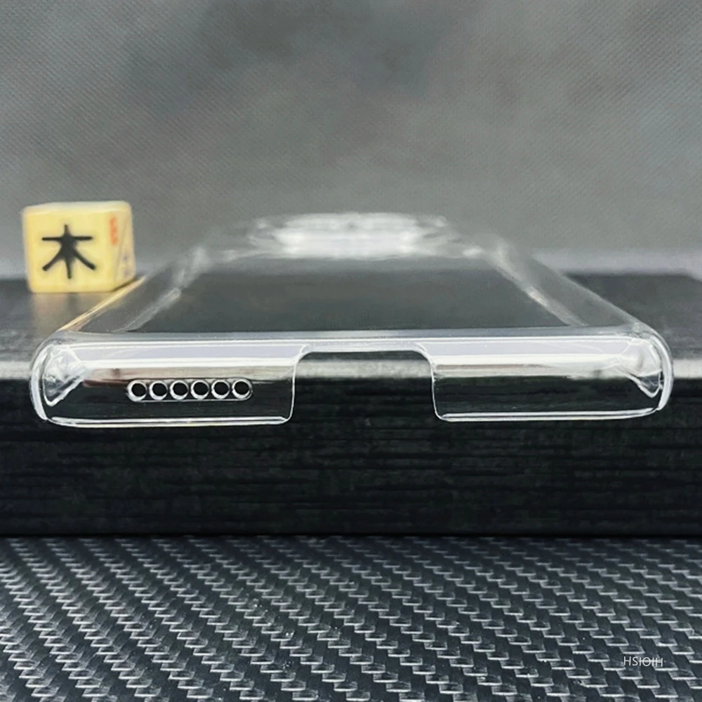 Durable Shockproof Clear Phone Case - Hard PC Plastic Cover