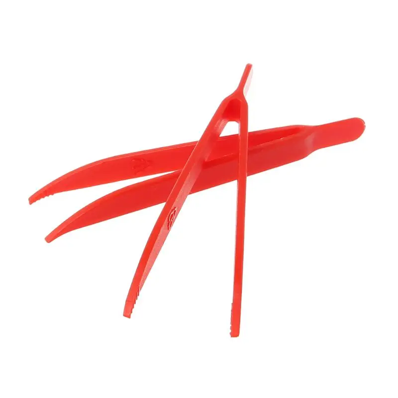 31GJ 10pcs Plastic Anti-static Tweezer Tweezers Heat Resistant Maintenance Repair Too