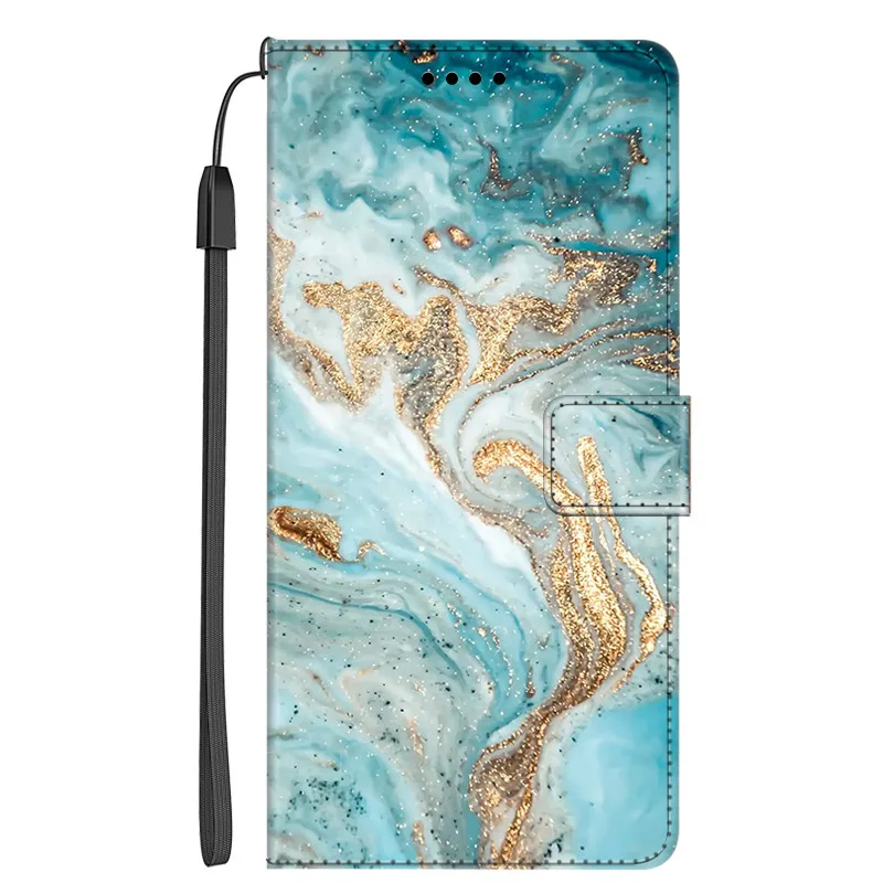 Marble Leather Case For vivo X80 Pro Y33S Y21s V2109 Y21 Y76 Y52 V23E 5G 4G Flip Cover Stand Wallet Book Funda Protective Case 2