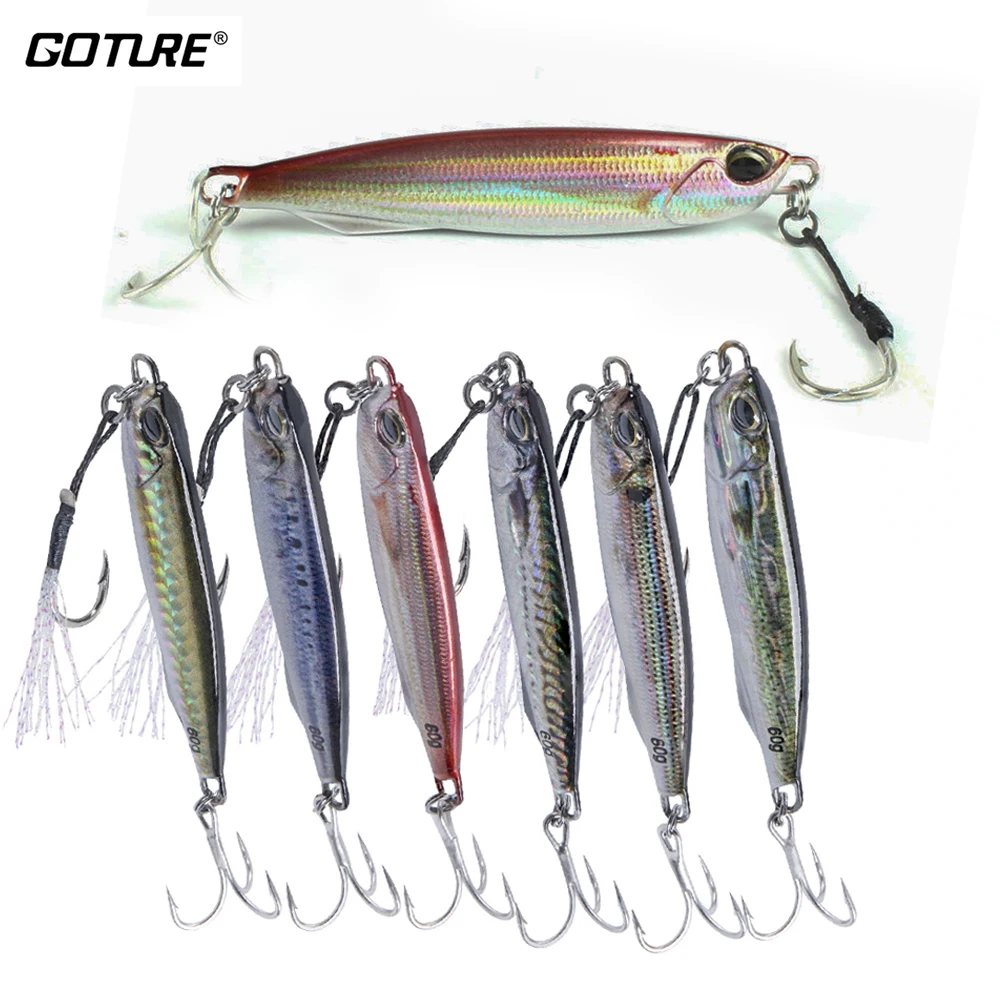 

Goture Fishing Lures 30g 40g 60g Sinking Pencil Bait Artificial Baits with Hook Wobblers for Bass Pike Carp Swimbait Tackle New