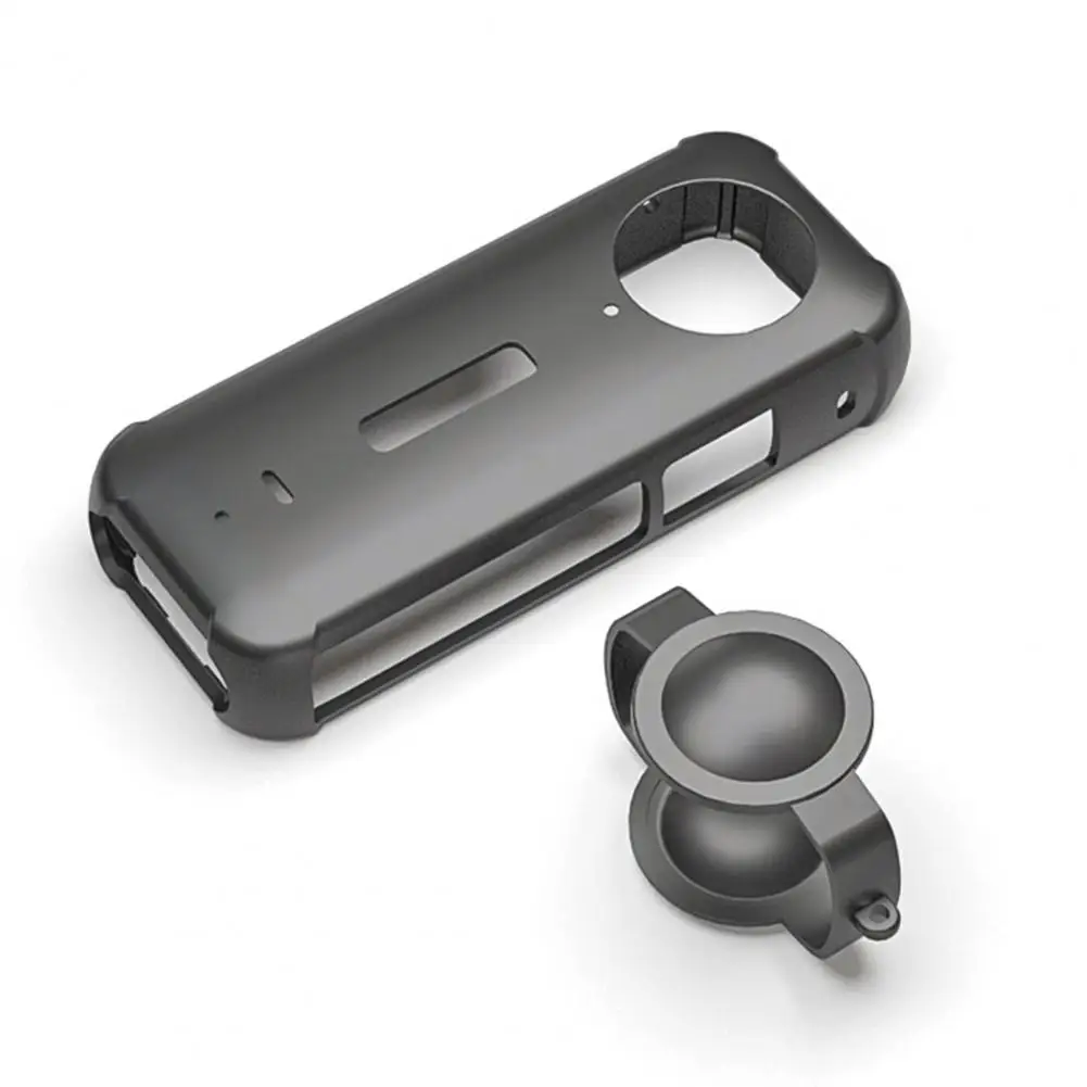 Molded Case for Accurate Hole Position Protective Case with Lanyard Insta 360 X3 Silicone Protective Set Anti-drop for Body