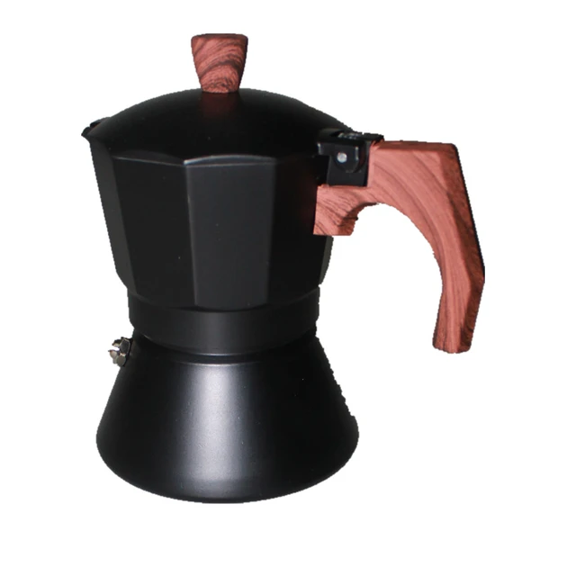 Hot Selling Portable Moka Pot Induction Italian Espresso Stainless Steel Coffee  Maker Mocha Pot 1cup 6cup - China Moka Pot and Coffee Maker price