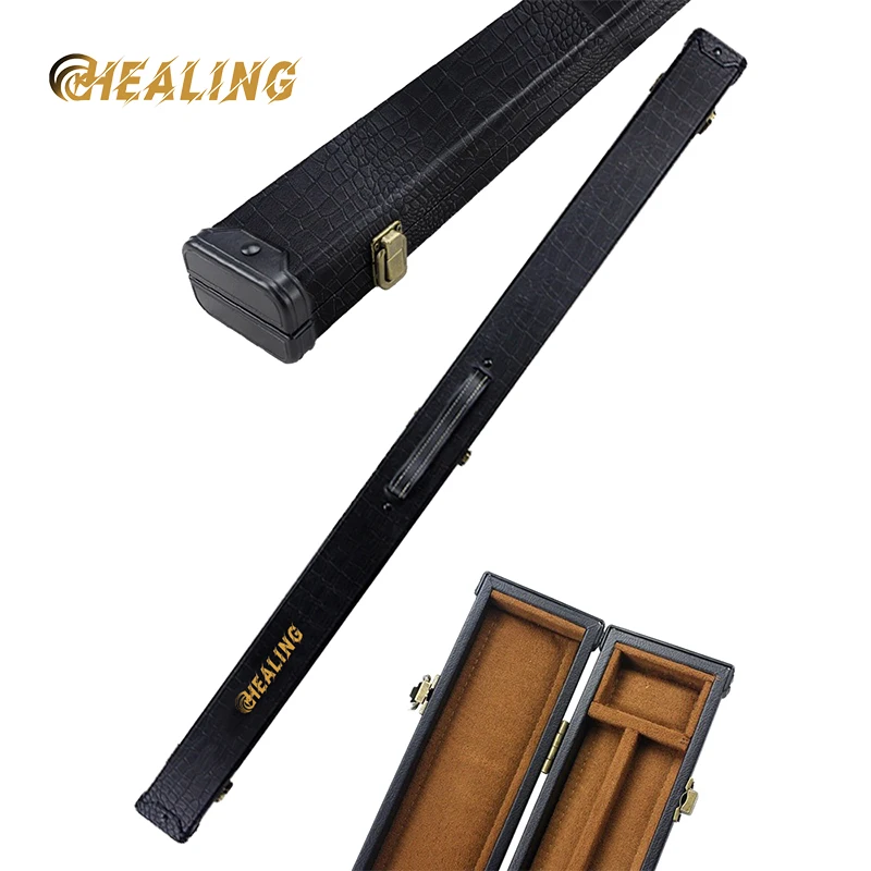 

Целебные продукты Делюкс бильярдный/бильярдный кий жесткий искусственный кий, Вмещает 1 полный 2-х частный кий (1 ягодица/1 вал), черный