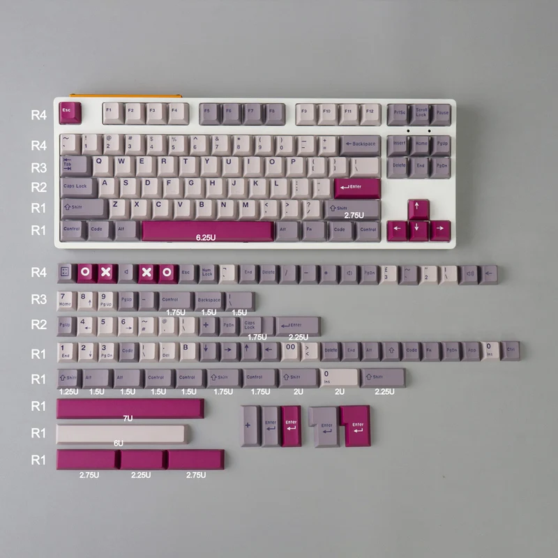 

171key GMK DMG Keycaps ABS DOUBLE SHOT Keycap Cherry Profile Key Caps With 2U 1.75U Shift ISO Enter 6.25U 7U Spacebar