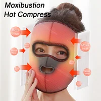 Electrically Heated Head Facial Paralysis Hot Pack Massage Mask Face Aftermath Recovery Instrument Face Spasm Crooked Mouth 1