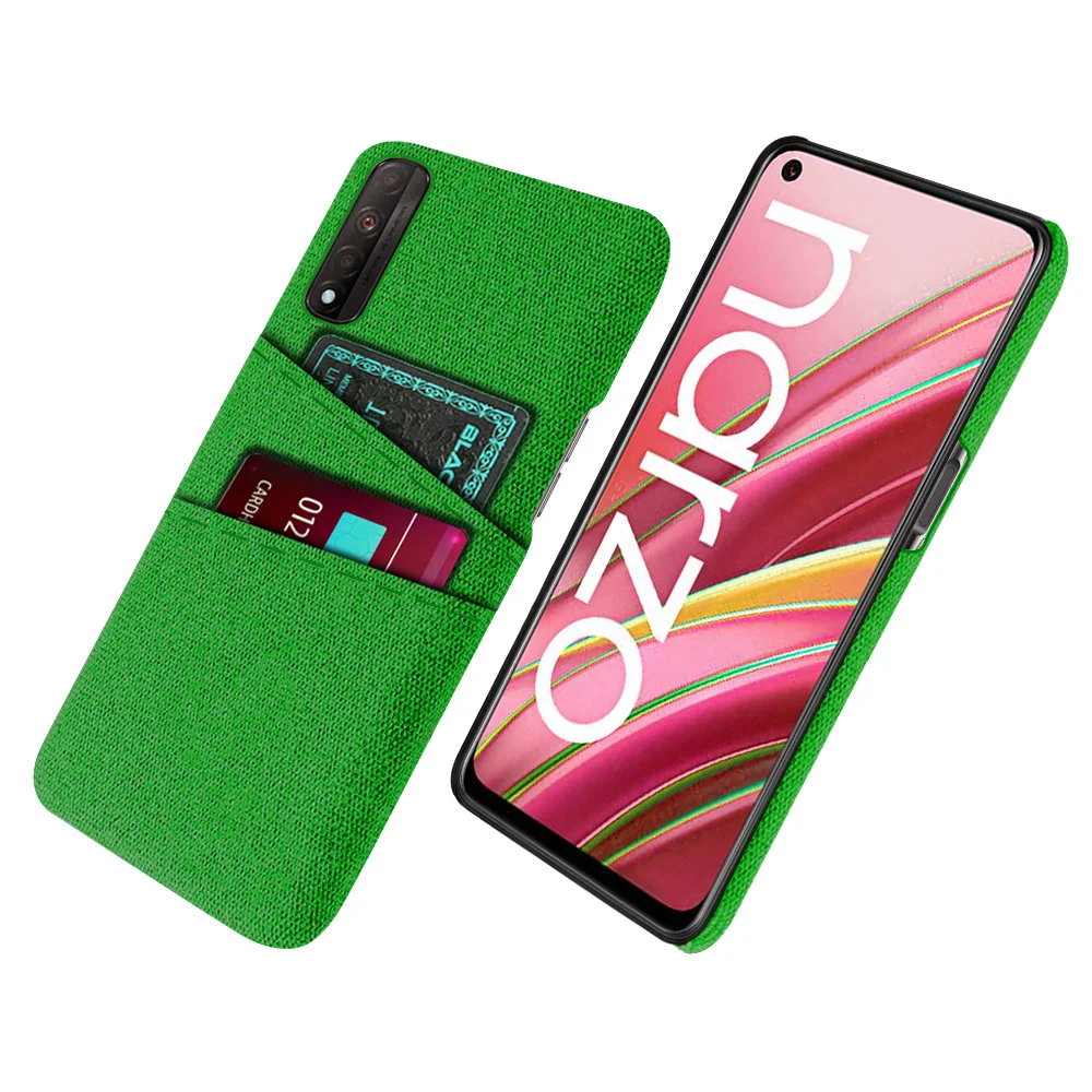 Luxury Fabric Dual Card Phone Cover