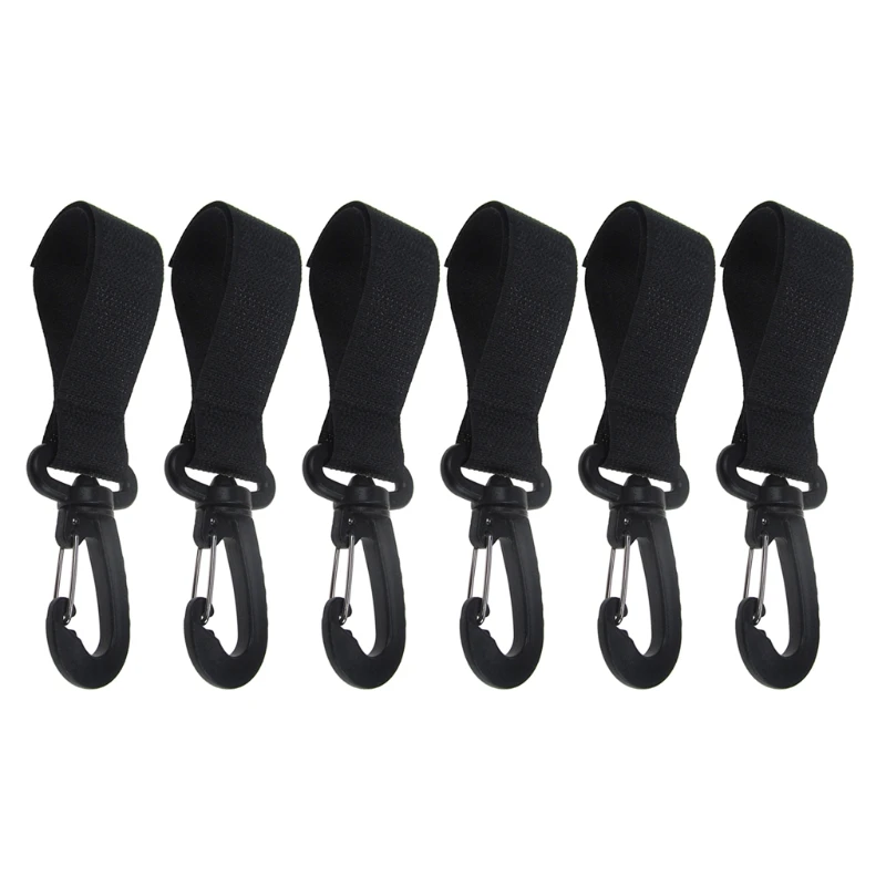 6Pcs Kayak Canoe Boat Paddle Oar Strap Webbing Fishing Rod Holder Paddle Keeper