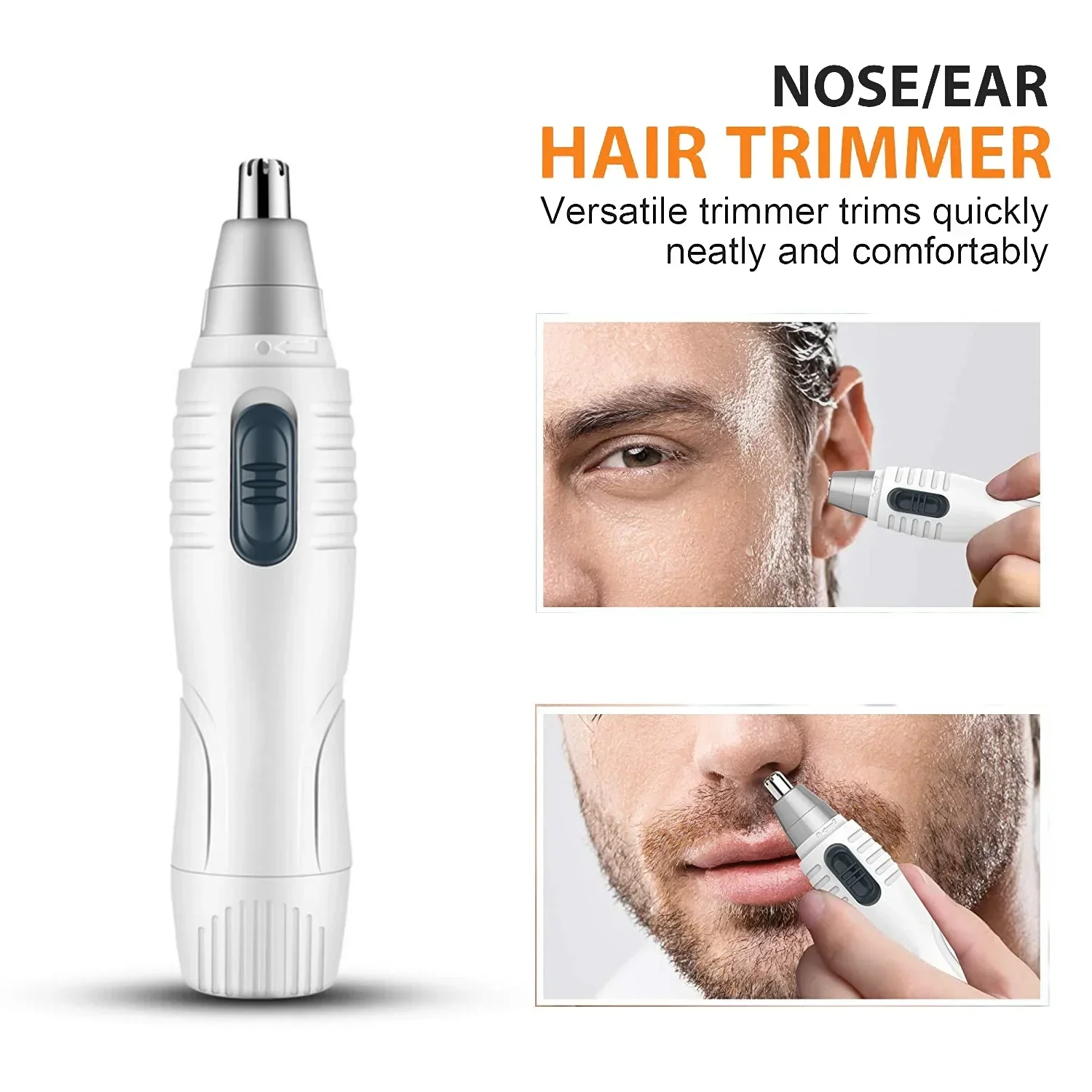 Ear and Nose Hair Trimmer Clipper Stonego Professional Painless Eyebrows and Facial Hair Trimmer Removal Razor