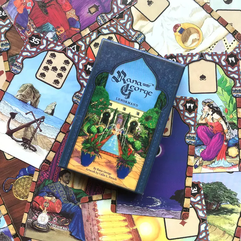 Vendite Calde Rana George Lenormand Oracle Tarot Card Fate Divinazione Carta Di Profilassi Family Party Game Toy Oracle Pdf Guide
