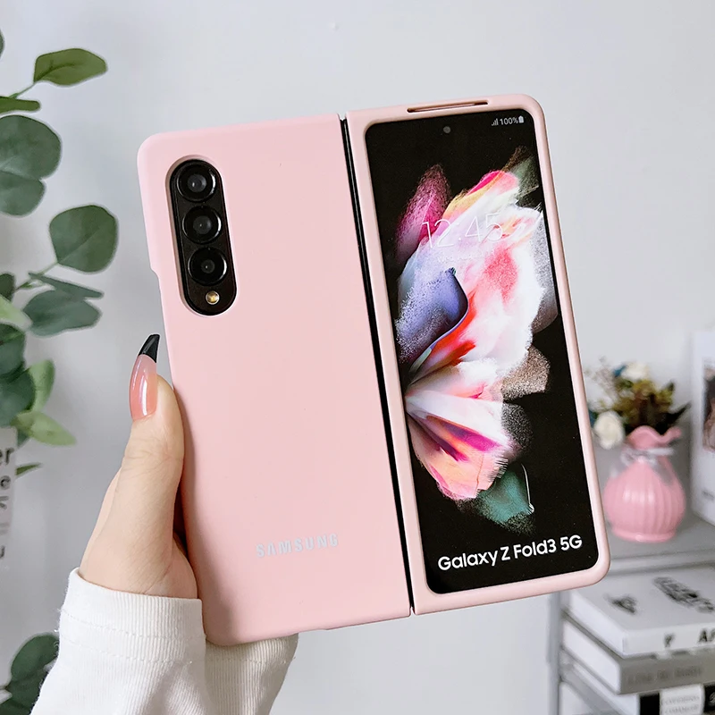 

Мягкий жидкий силиконовый чехол для телефона Samsung Galaxy Z Fold 2 3 4