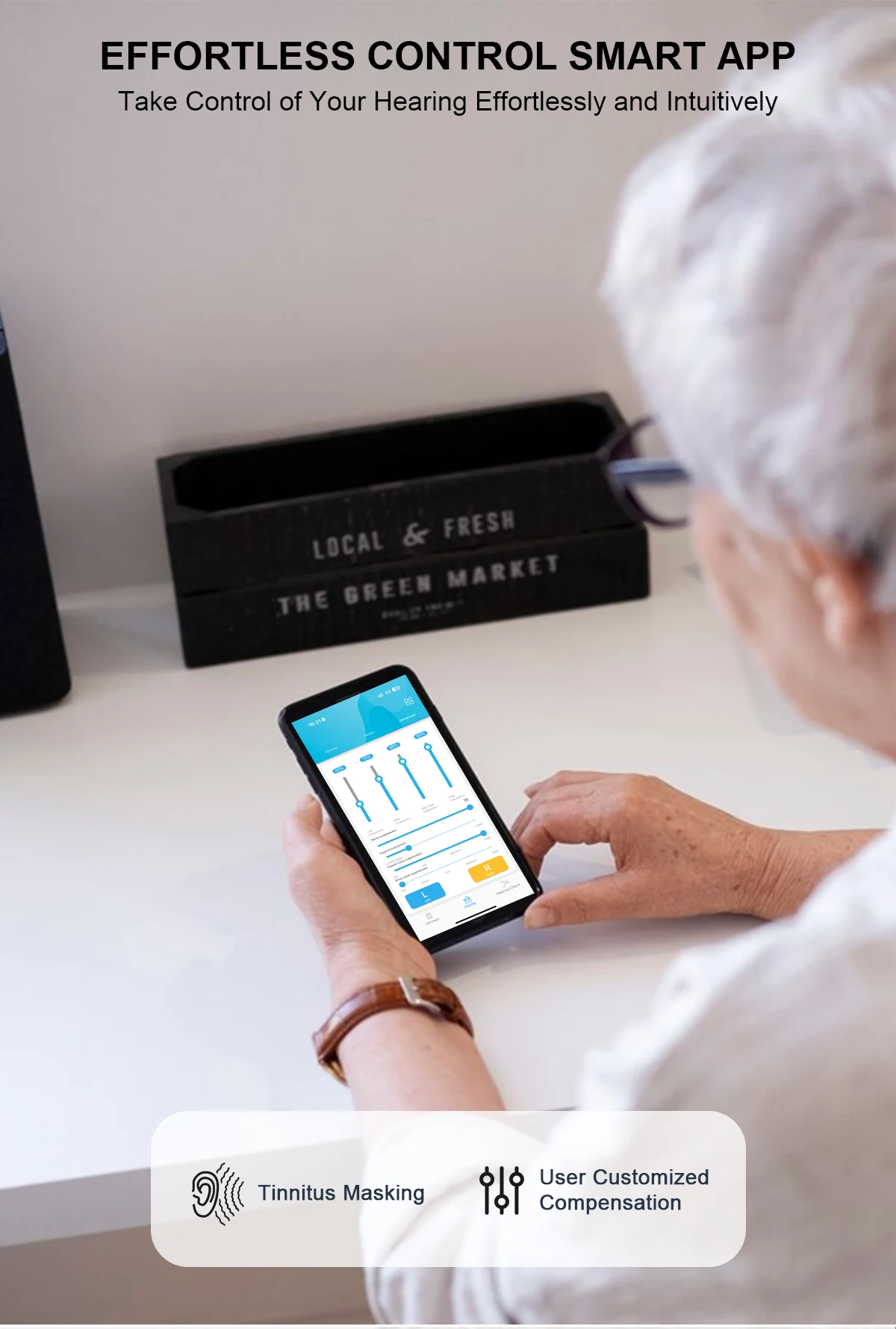 Rechargeable Bluetooth Hearing Aids With 16 Channels App Control_voghion.com