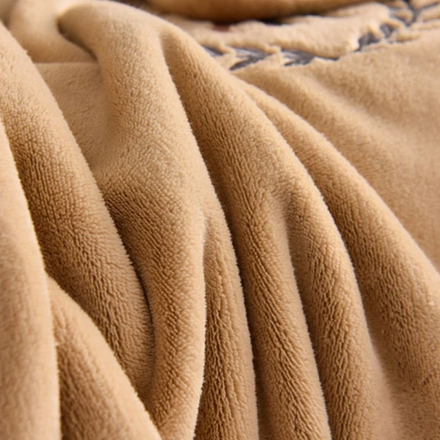Drap-housse élastique en peluche pour couple, couvre-lit double, housse de matelas en lin, 90, 150, 180x200, poche profonde chaude, hiver 3