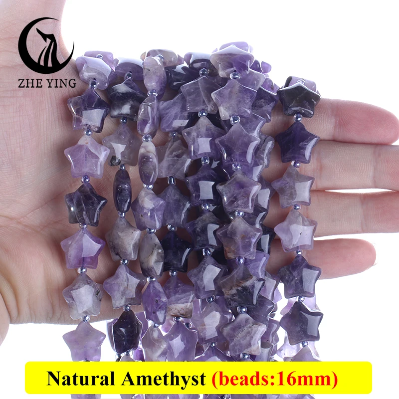 

16mm Natural Amethyst Beads Loose Big Irregular Aventurine Tiger Eye Rose Quartz Gemstone Beads for Bracelet Making Jewelry