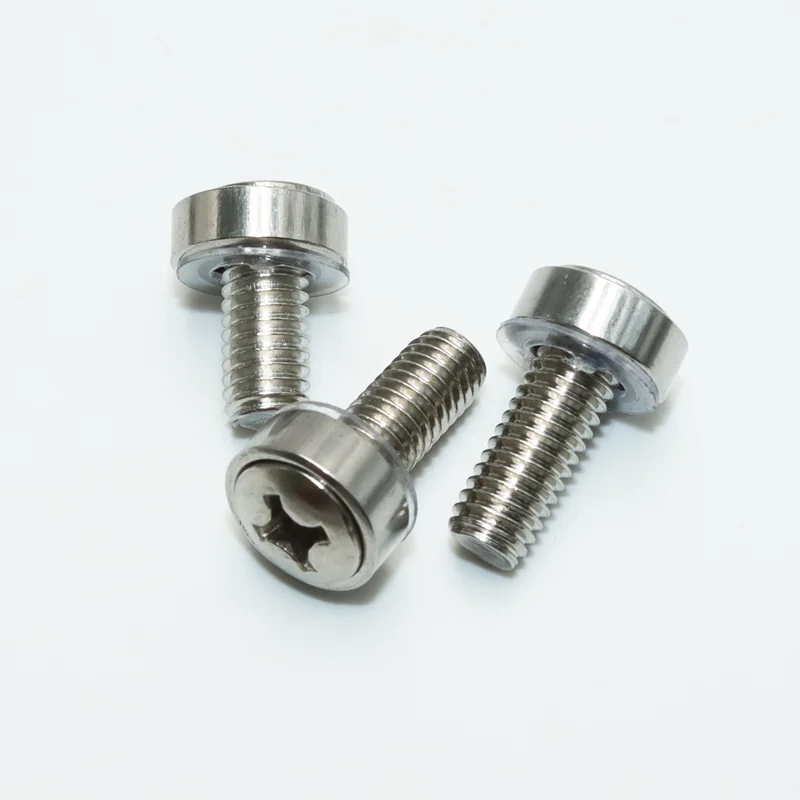 304 Stainless Steel Network Storage Server Cabinet Screw M5 M6 x 16 Rack Mount Cage Nut Bolt and Washer for Chassi Shelve Router
