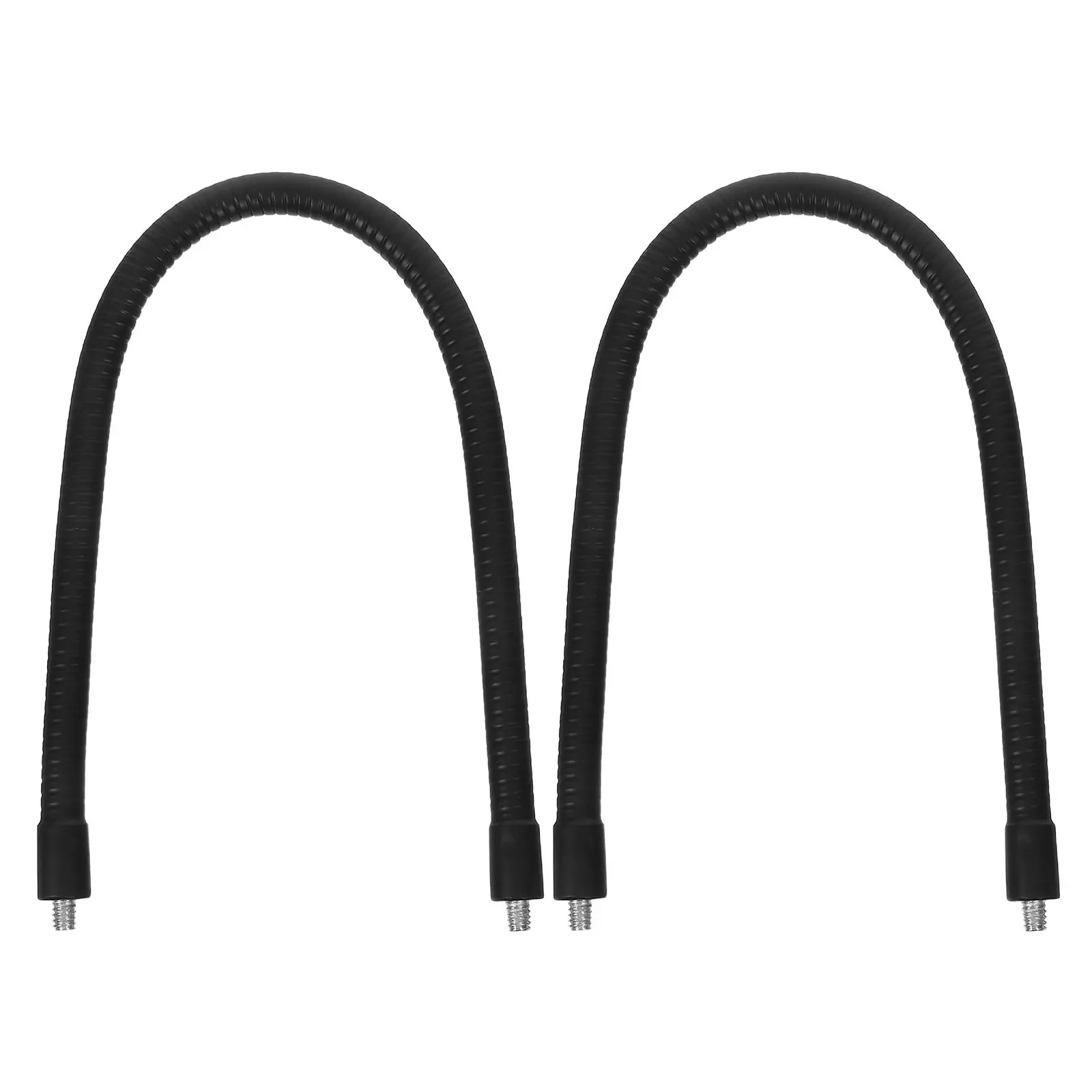 2Pcs 구즈넥 마이크 스탠드 유연한 암 듀얼 헤드 조절 가능 15.72인치 마이크 카메라 폰 브래킷 확장용 금속 홀더