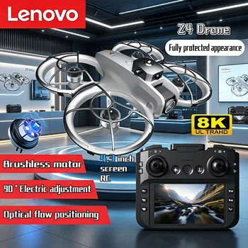 Nuovo Drone Lenovo Z4 4K Professionale WIFI 5G con Lunga Autonomia, Evitamento Ostacoli, Motore Brushless, Modalità Altitudine e Headless, Quadricottero RC Giocattolo