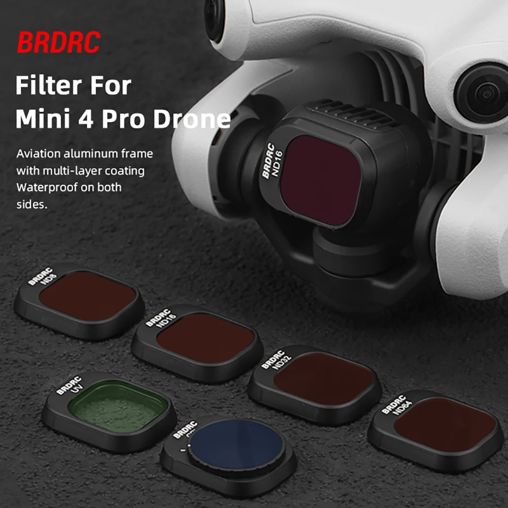 BRDRC-Lens Filter Set para Drone, acessórios de