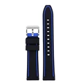 Black blue silver