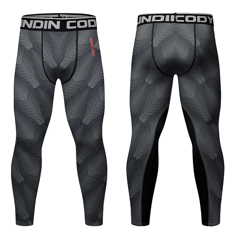 

3D Printed Compression Pants Men Skinny Legging Trousers Male Fitness Men Bjj Rash Guard & Men Muay Thai Legging Cody Lundin