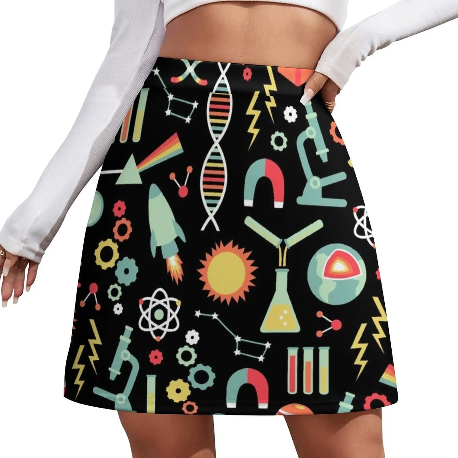 Science Studies Mini Skirt women's skirts trend 2023 women's stylish skirts clothes for women Female dress law science