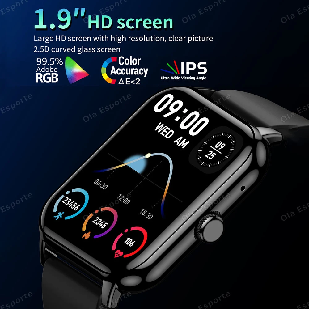 New Digital Smart Watch Heart Monitor BT Call Smartwatch 2025 Android Electronic Sports Watches for Man Woman Fitness Trackeri