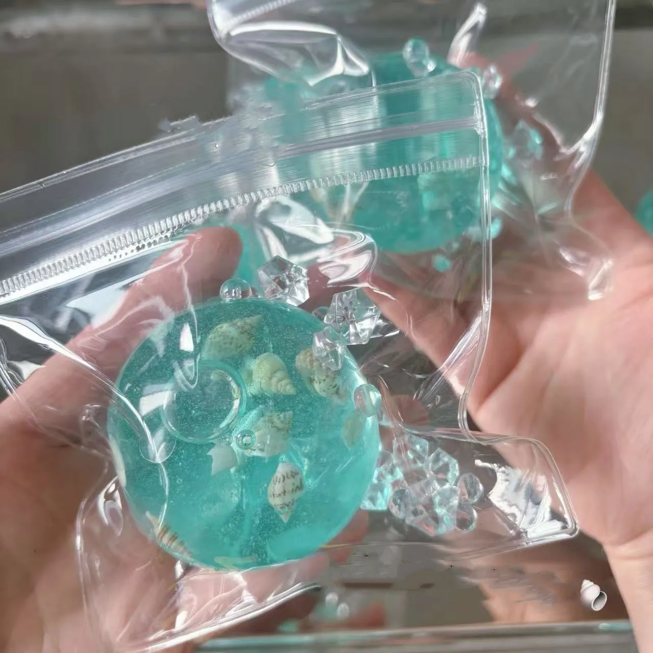 Weicher TPR Anti-Stress-Ball mit Langsamer Rückfederung, Unterwasserwelt-Stressabbau-Spielzeug, Elastisches Quetschspielzeug in Farbe zur Dekompression – Detail 2