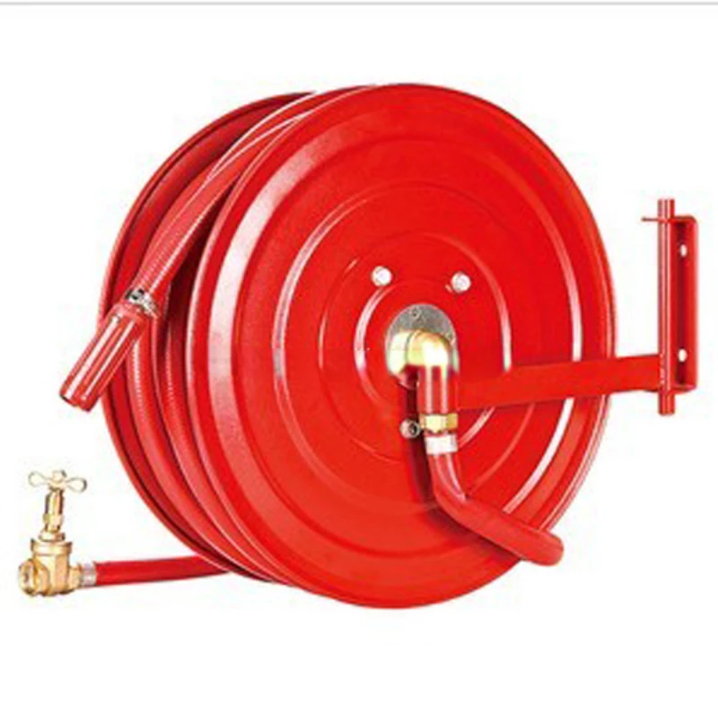 Swinging/Manual /Automatic Fire Hose Reel Fire Fighting Equipment made in  China - AliExpress