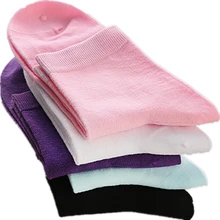 

10Pairs Spring and summer new style cotton color thin cotton tube women's socks solid color simple candy color cotton socks