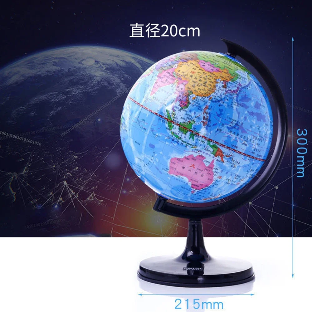 지도 글로브 교육 세계 학생 학습 4 장식 지리 크기 보조, 360 도 교육 지구 어린이 글로브 회전