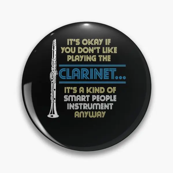 

Кларнет кларнет, кларнет, мягкая кнопка, булавка, значок, металлический подарок для любимого, одежда, шляпа, креативное искусственное украшение, милые женские ювелирные изделия