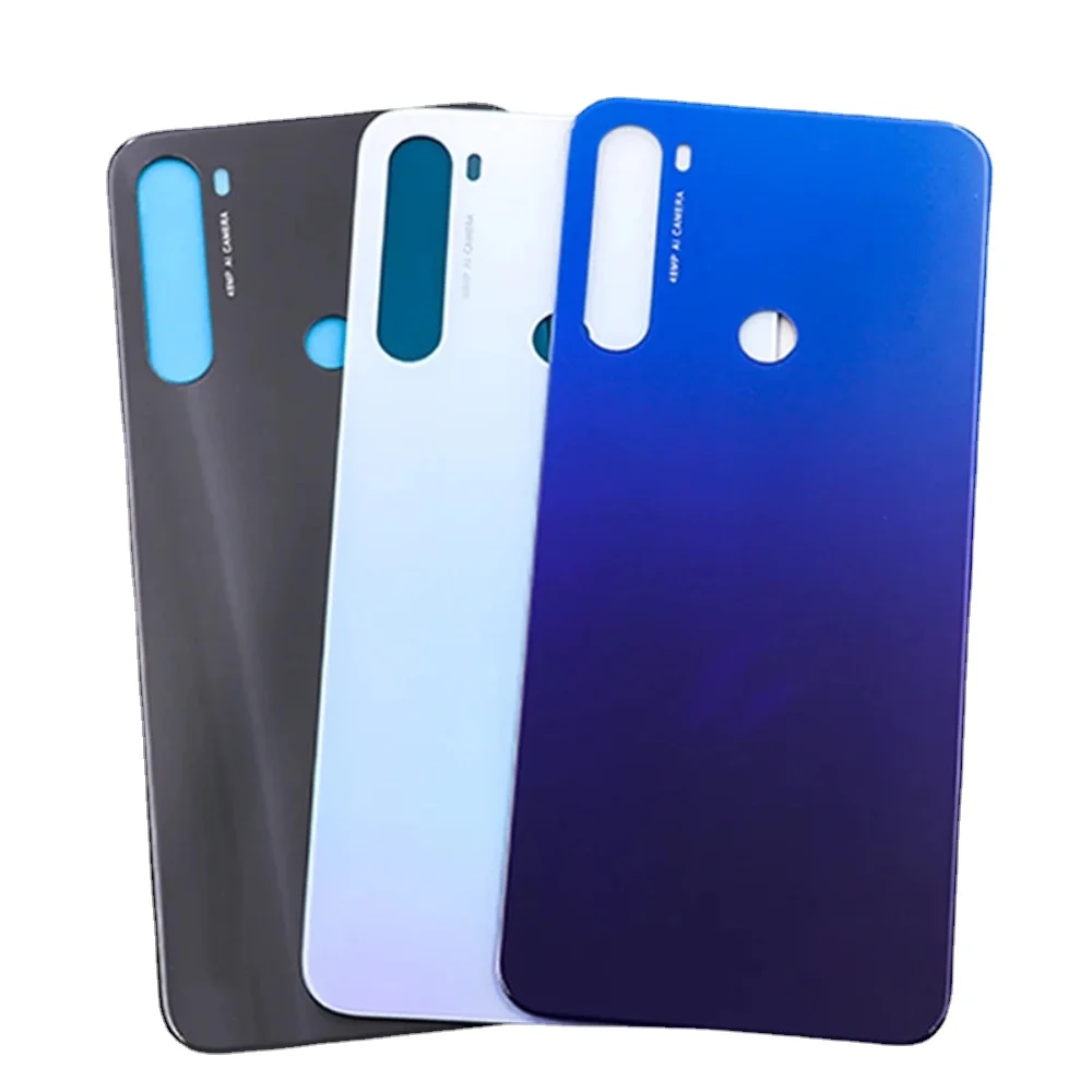 Glass Phone Back Cover for Xiaomi Redmi Note 8T Battery Cover With Adhesive Replacement