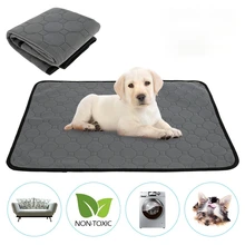 

Washable Puppy Training Pad Pet Mat Anti-slip Reusable Dog Pee Pad Blanket for Dog Cat Rabbit Size S/M/L/XL