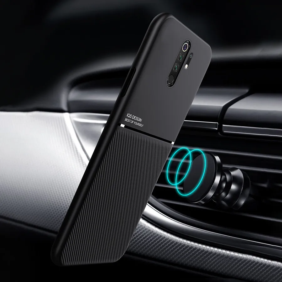 Magnetic Car Holder Silicone Matte Slim Case