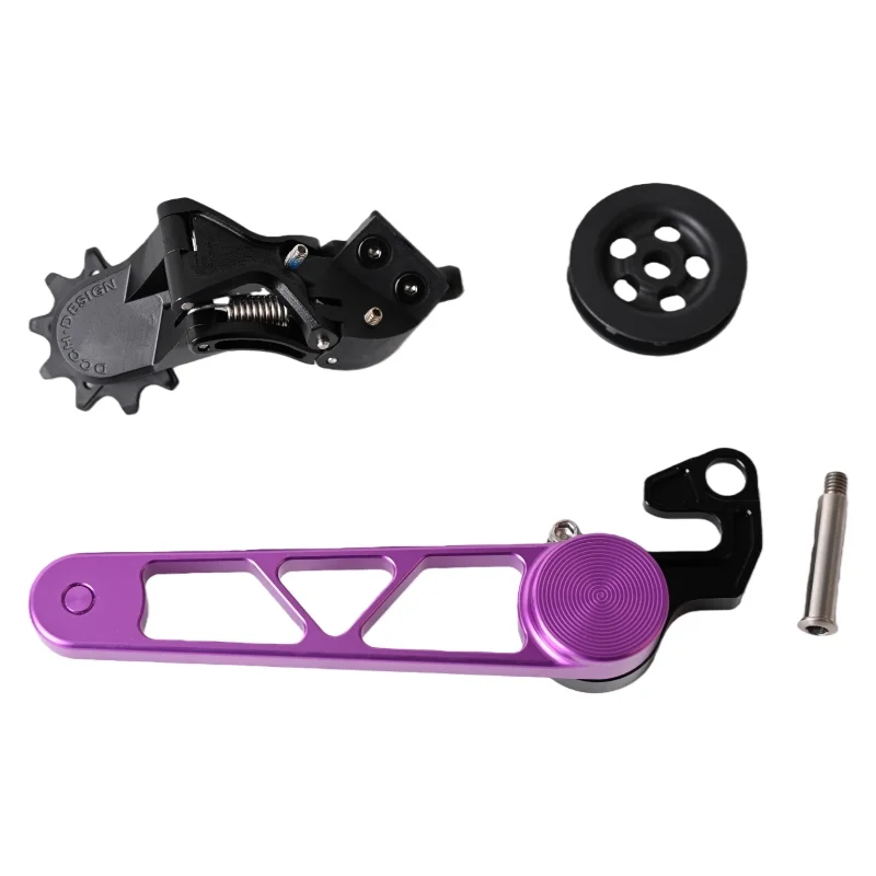 Acrz For Brompton Folding Bicycle 7-Speed Shifting System Suitable For A/C/P/T Line Aluminum Alloy CNC Transmission Kit 206g