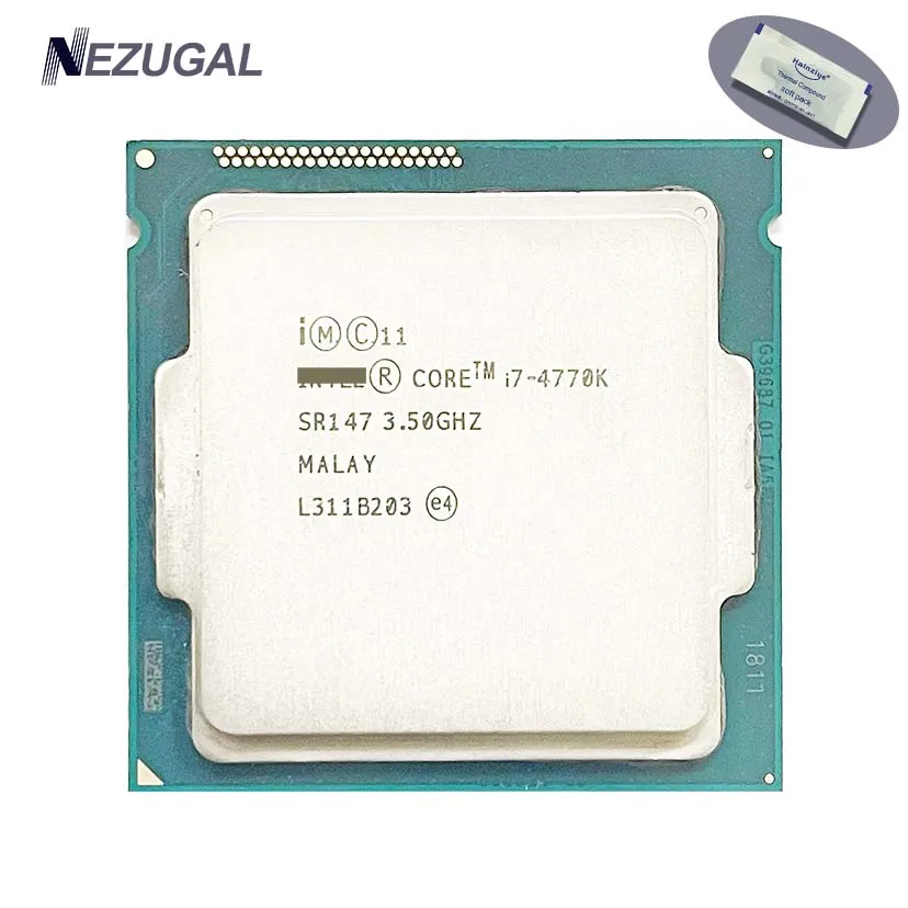 I7-4770K I7 4770 K I7 4770 K 3.5 Ghz Processore Cpu Quad-Core A Otto Thread 84W Lga 1150