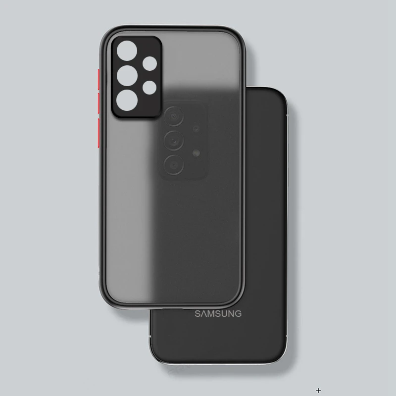 Sleek Matte Acrylic Protective Phone Case - Soft Finish