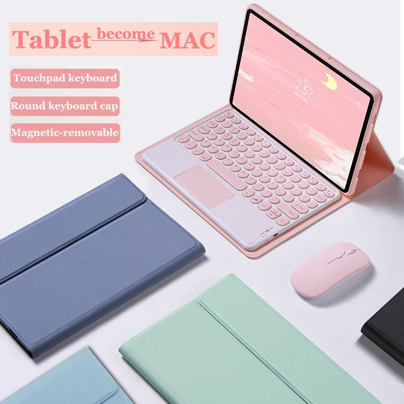 Touchpad Keyboard Case For Amazon Fire Hd 10 2021 Hd10 Plus 10.1'' 2021 Tablet Cover For Kindle