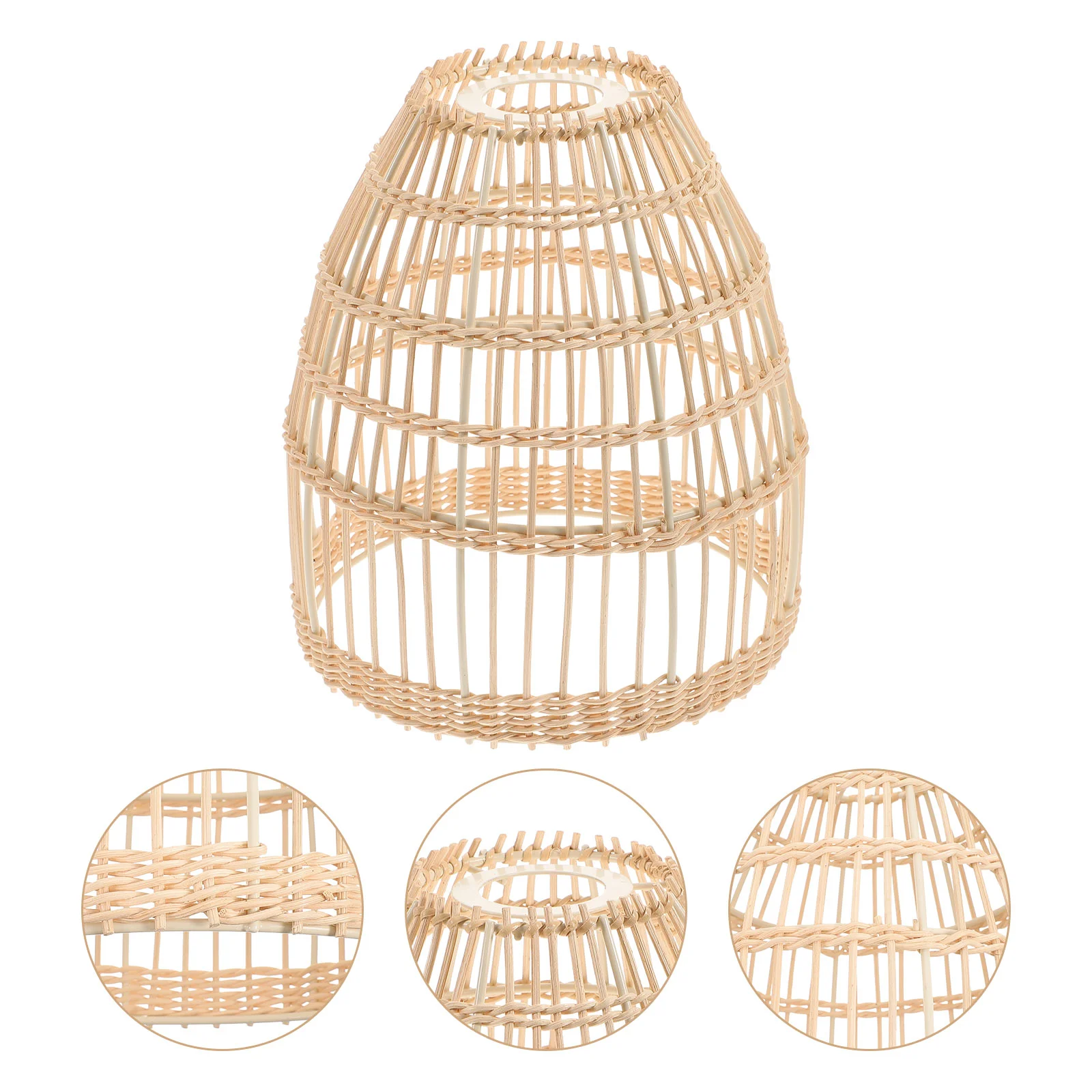 

Rattan Chandelier Lampshade Ratan Creative Light Covers for Home Hanging Decorate