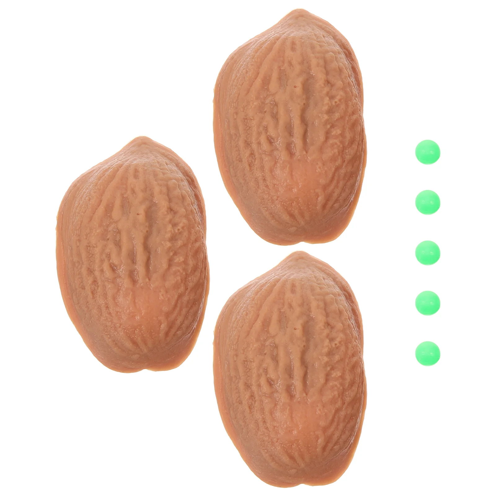 

Креативный набор из 3 ореховых ракушек и 5 шариков, Удивительный волшебник для веселья