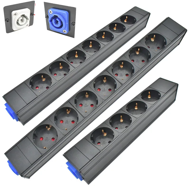 Фото Удлинители питания PDU Schuko Powerlink box усилитель мощности аудио 3P авиационная powercon plug 2-11 AC ЕС Корея 4,8 4,0 стандартная розетка №1