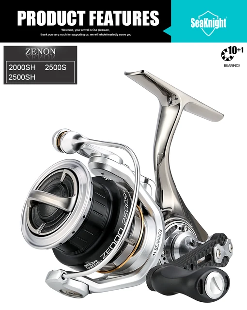 2021 Abu Garcia Zenon 2000sh 2500s 2500sh Spinning Fishing Reel Ultra Light  Reel All Metal Shallow Spool Seawater Fishing Tackle - Fishing Reels -  AliExpress