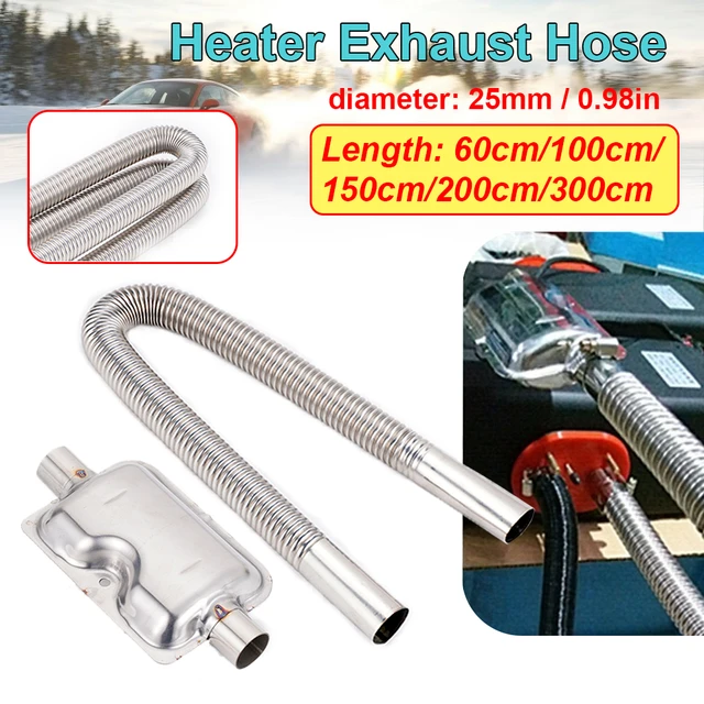 Car Air Heater Exhaust Pipe, Stainless Steel Motor Vehicle Exhaust