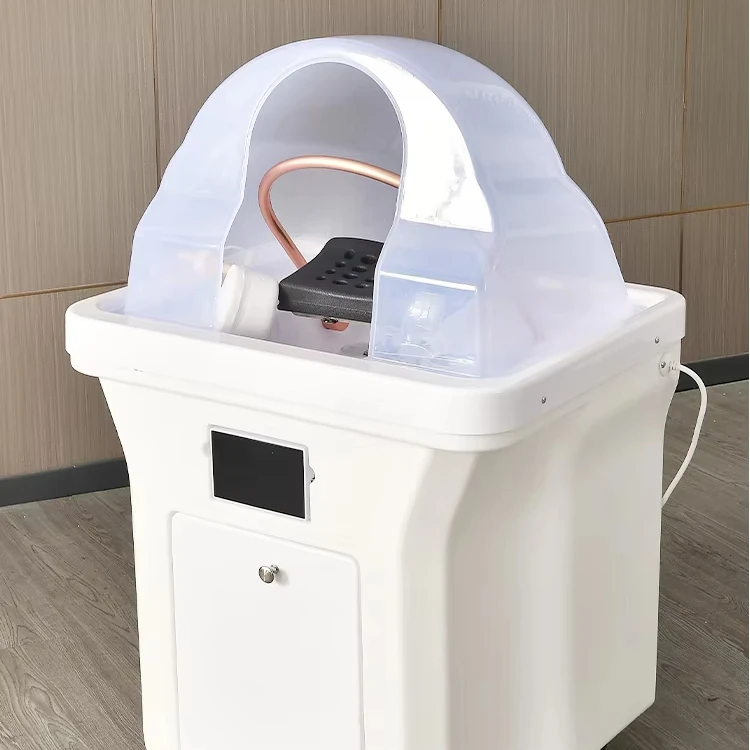 New Mobile Head Therapy Device Storage Tank SPA Automatic Water Cycle Constant Temperature Hair Shampoo Basin Salon Furniture 4