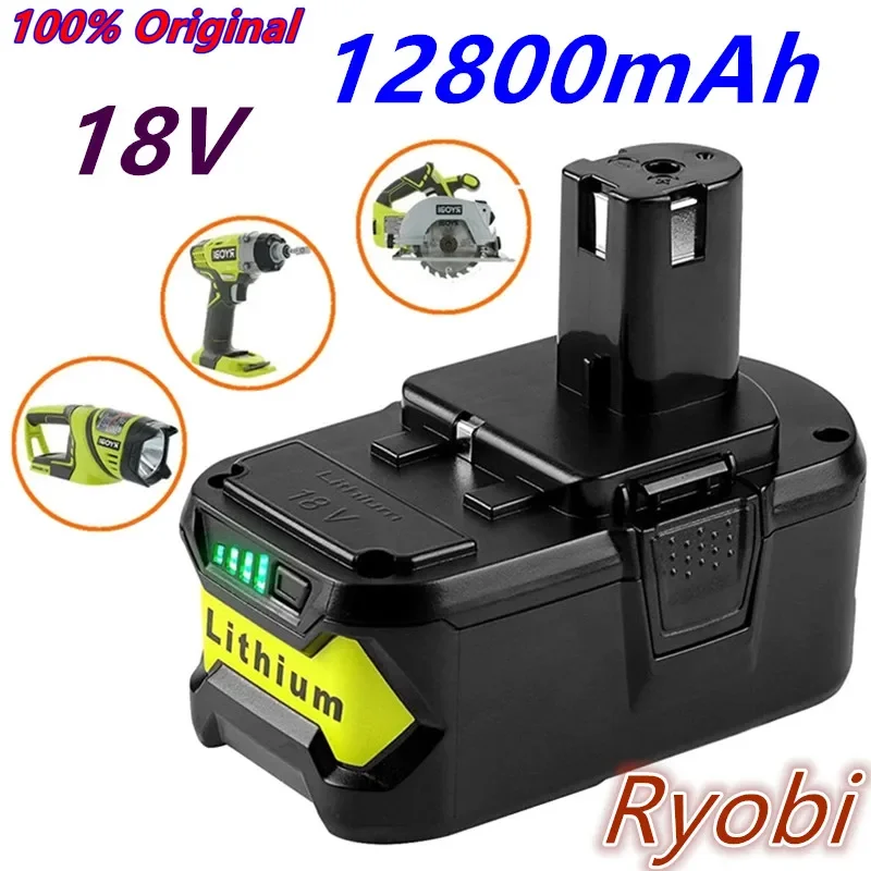 F-r-Ryobi-18V-batterie-12800mAh-Li-On-akku-Hei-er-P108-RB18L40-Akku ...