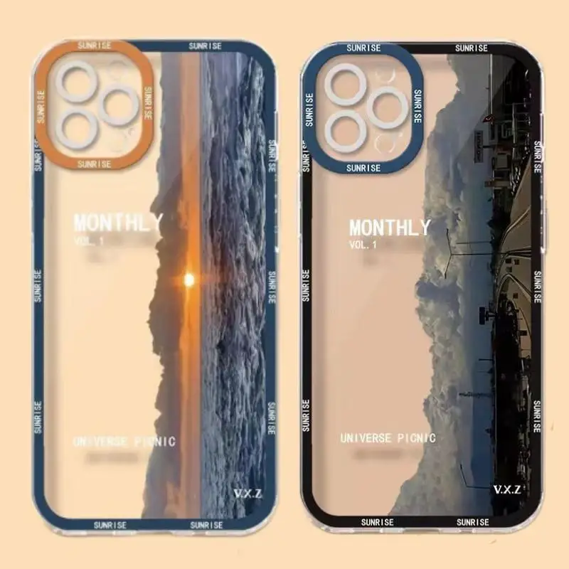 Mountain Vintage Landscape Soft Phone Case Cover