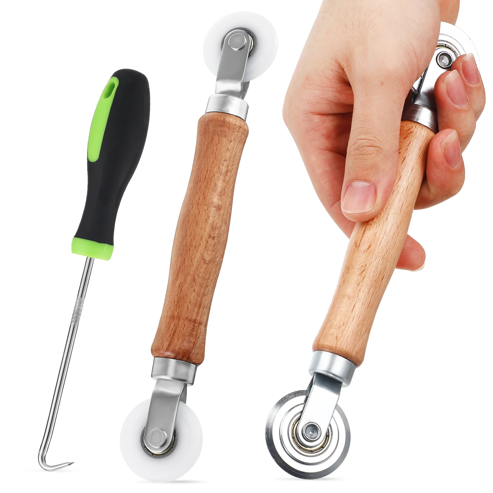 1 Set Screen Roller Tool Screen Spline Tool Window Spline Repair Aluminum Alloy Window Repair Kit screen repair kit