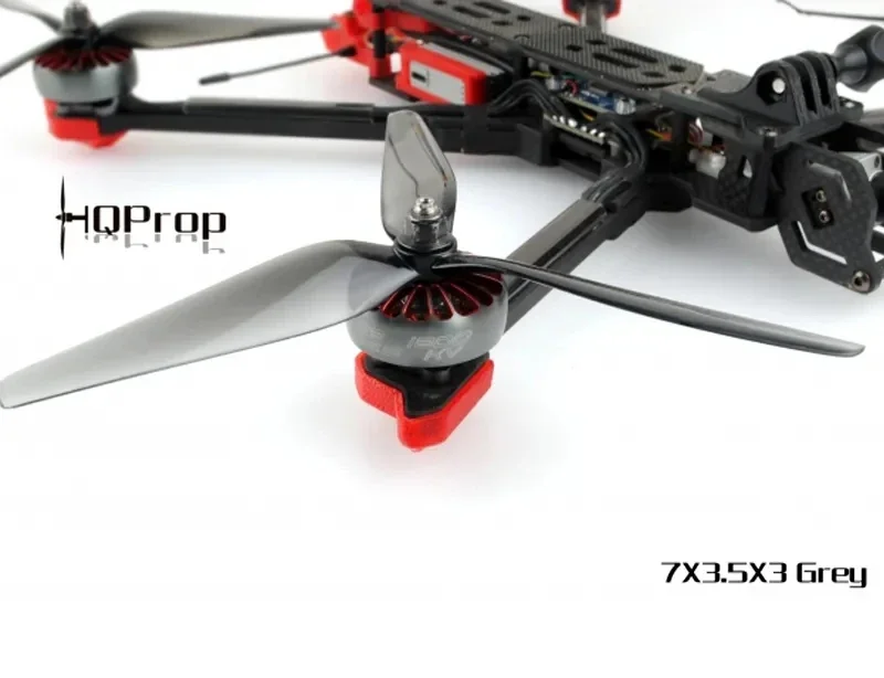 Hélices 7x3.5 Tri-pales PC pour Drone RC - Lot de 2/4/6 Paires