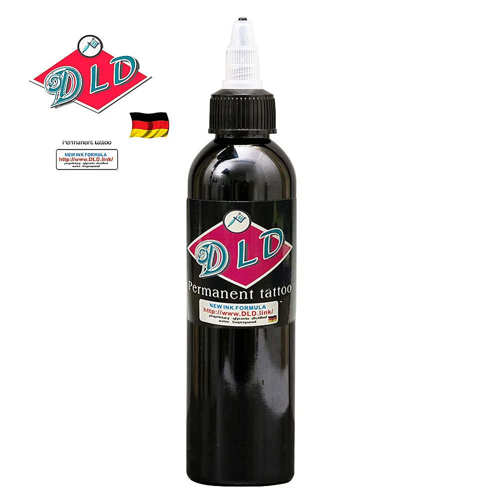 DLD 30ml/60ml Black Tattoo Ink Pigment Professional DIY Tattoo Pigment Practice Ink Body Art