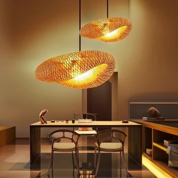Bamboo Woven Pendant Light 1
